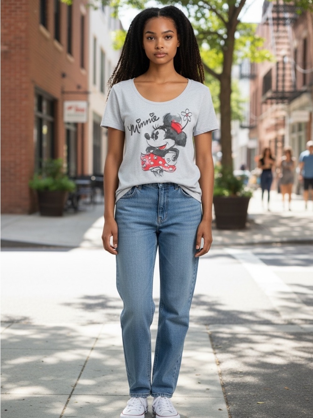 Disney Minnie Mouse Vintage Sketch Graphic T-Shirt 🐭✨